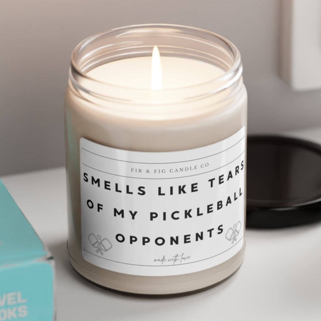 Tears of My Pickleball Opponents 9oz Candle, Funny Candles, Gift for Him, candle Gifts, Birthday Gift, dad gift, mom gift, pickleball mom