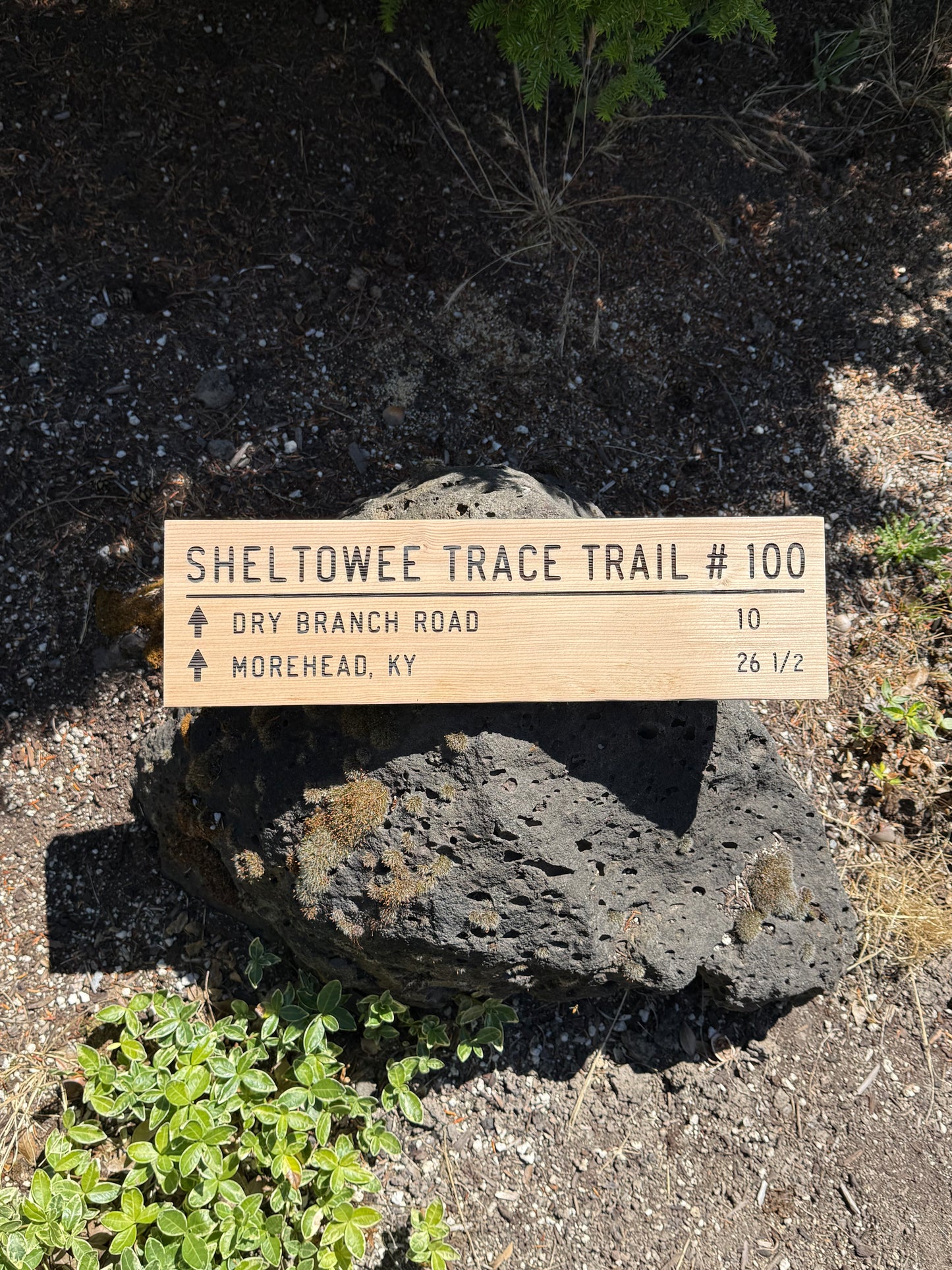 Sheltowee Trace Trail Sign – Dry Ranch Road