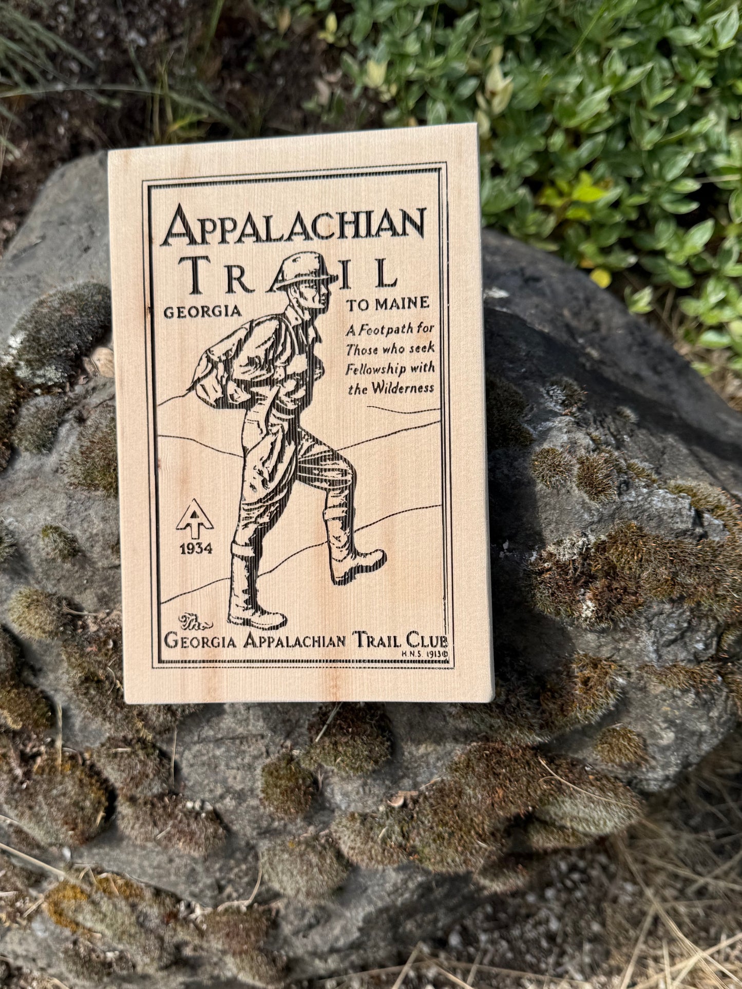 Appalachian Trail – Plaque Springer Mountain
