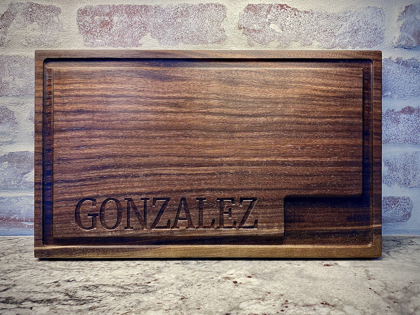 Custom Walnut Butcher Block – 12x18" Personalized with Logo and Name
