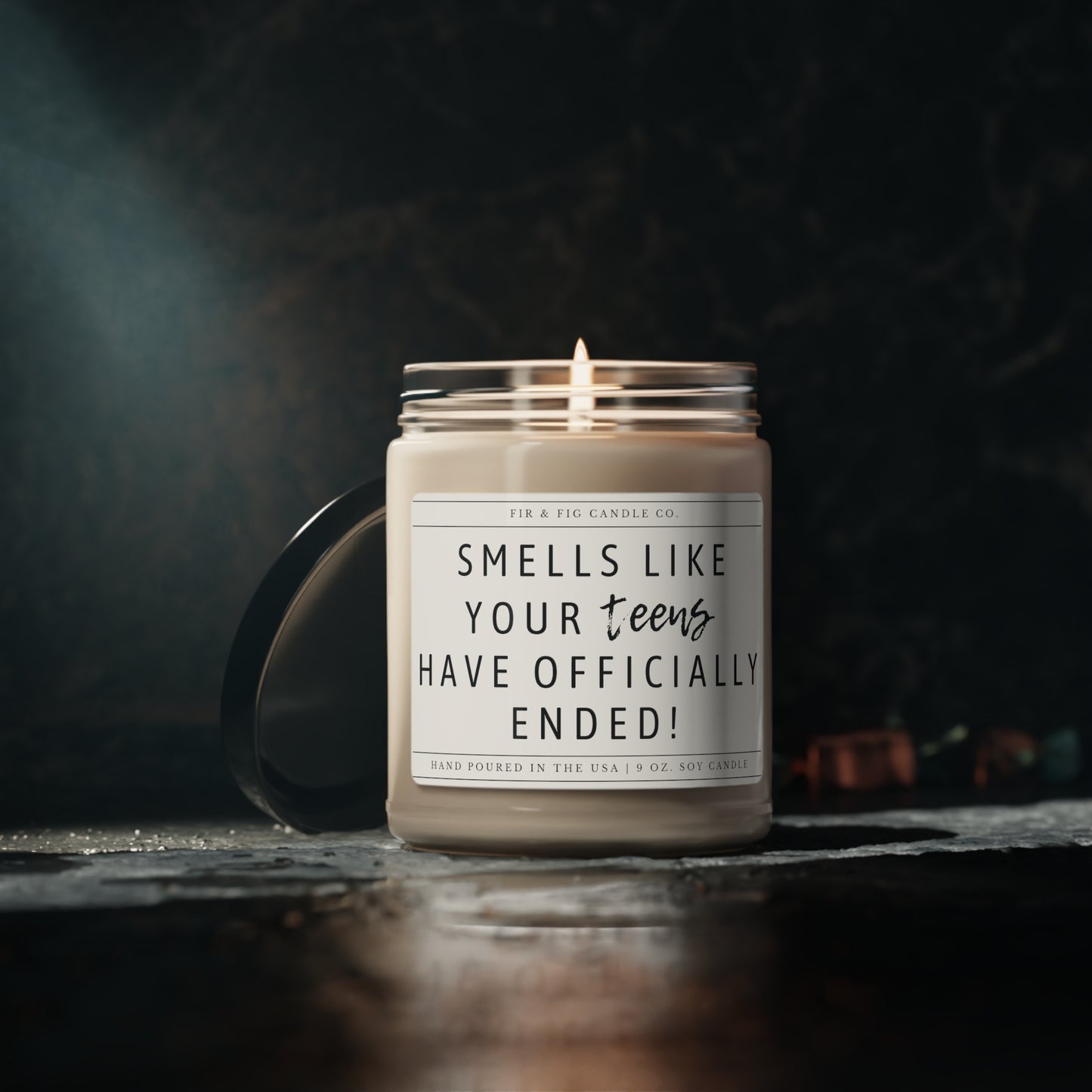 Smells like your teens have ended 100% Eco-Friendly Soy Candle, Look at You Turning 20, 20th Birthday Candle, teens have ended, gift for her