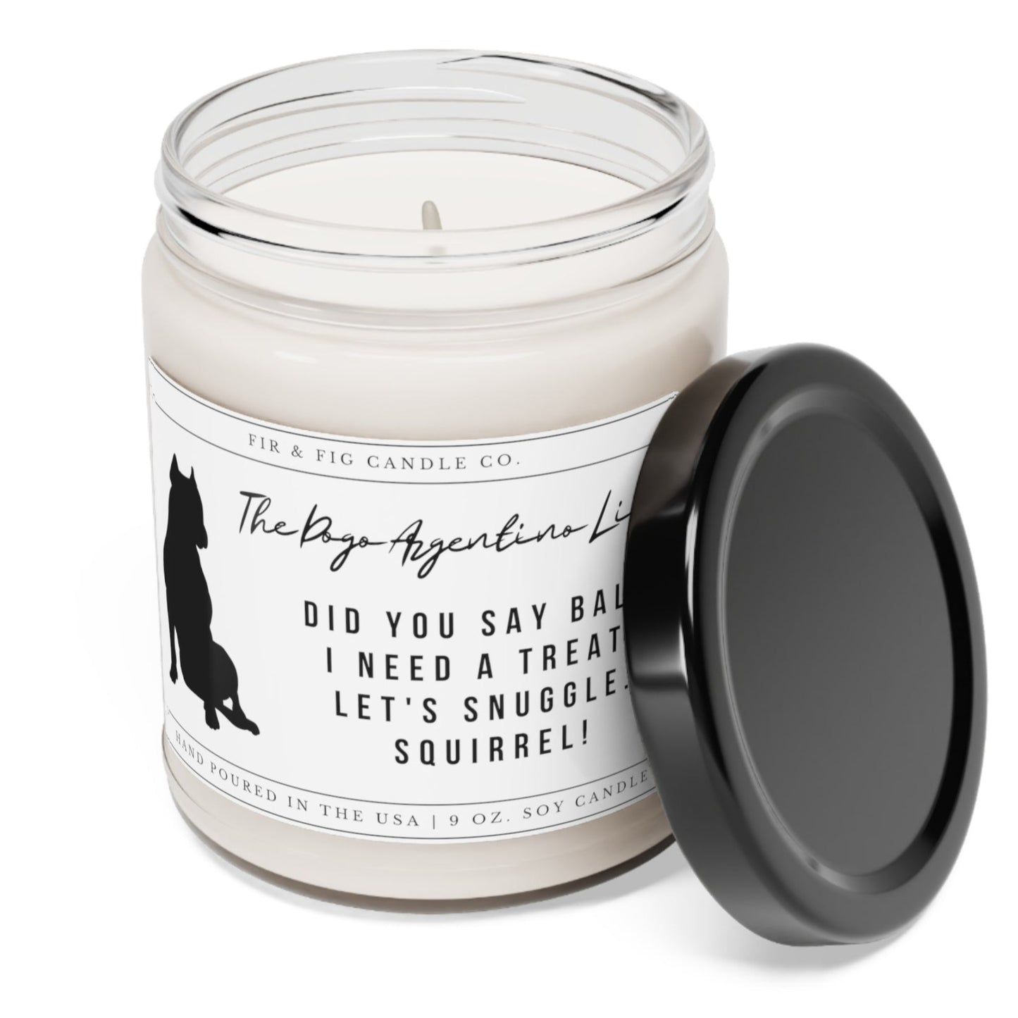 The Dogo Argentino Life 100% Eco-Friendly 9oz Soy Candle, Dogo Argentino Candle, Dogo Argentino Gift,Dogo Argentino Mom,Dogo Argentino Lover