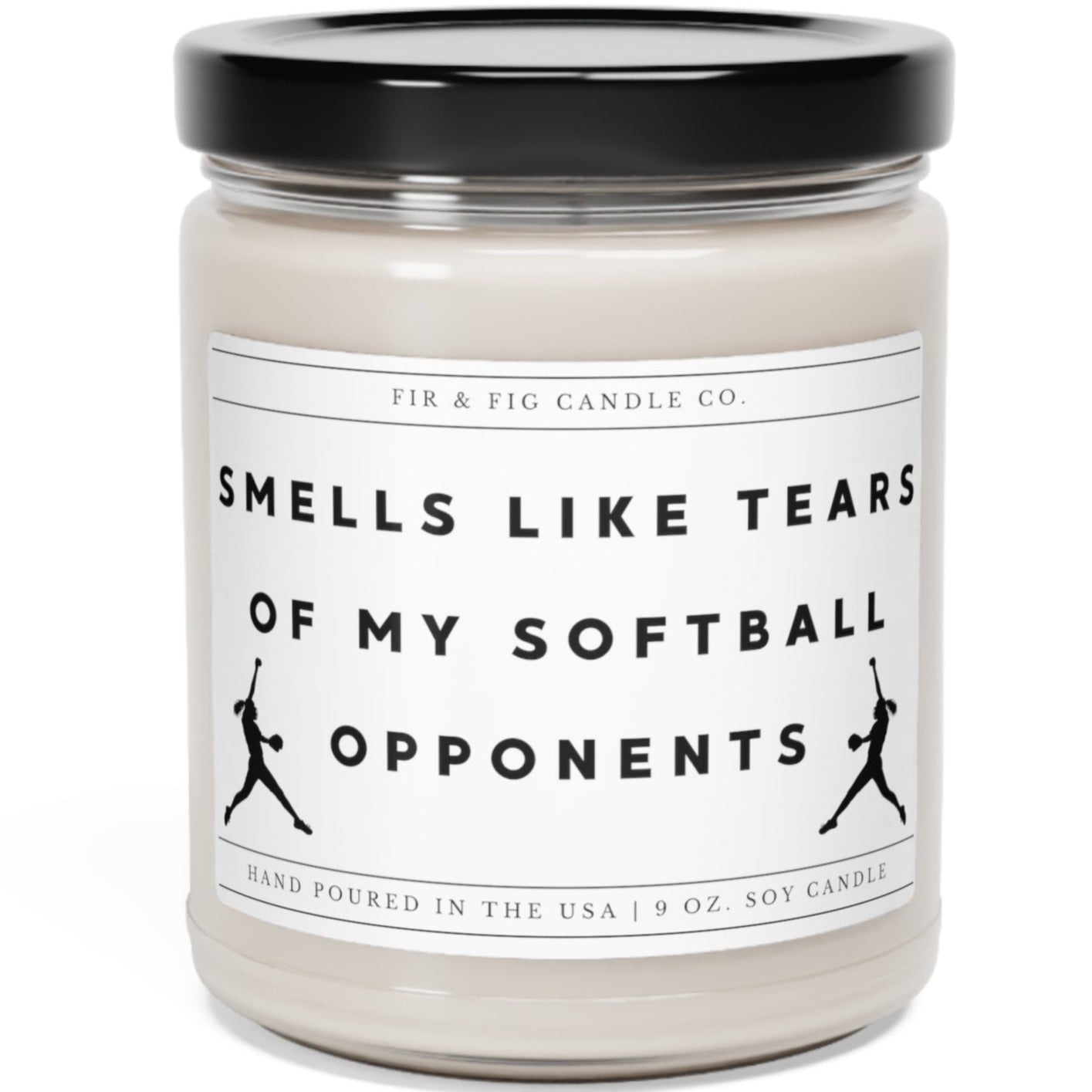 Smells Like Tears of my SOFTBALL Opponents 100% Eco-Friendly 9oz Soy Candle, Funny Candles, Gift for Her, Coaches Gift, Birthday Gift, home decor, softball coaches gift, softball player gift, softball mom