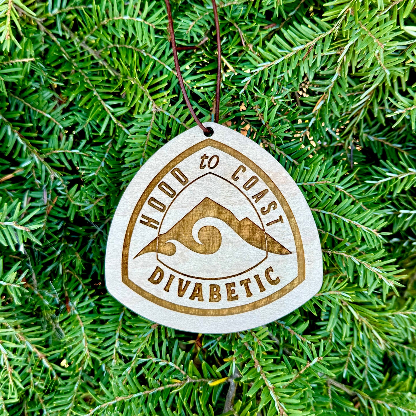 personalized Hood to Coast relay team name tag, custom wooden Hood to Coast relay keepsake, engraved runner team tag gift, Hood to Coast Class of 2025 team gift, wooden relay race memento engraved with team name, Hood to Coast relay team ornament lightweight wood, custom engraved Hood to Coast runner tag for backpack or medal display, personalized Hood to Coast relay Class of 2024 2025 2026 gift, unique runner team gift Hood to Coast relay, handmade wooden Hood to Coast relay team badge