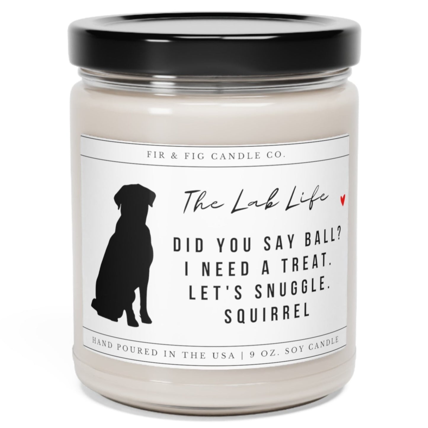 Labrador Retriever Themed Eco-Friendly 100% 9oz Soy Candle, Lab Candle,Dog Candle Gift,Lab Gifts,Lab Mom Gift, Funny Labrador Retriever Gift