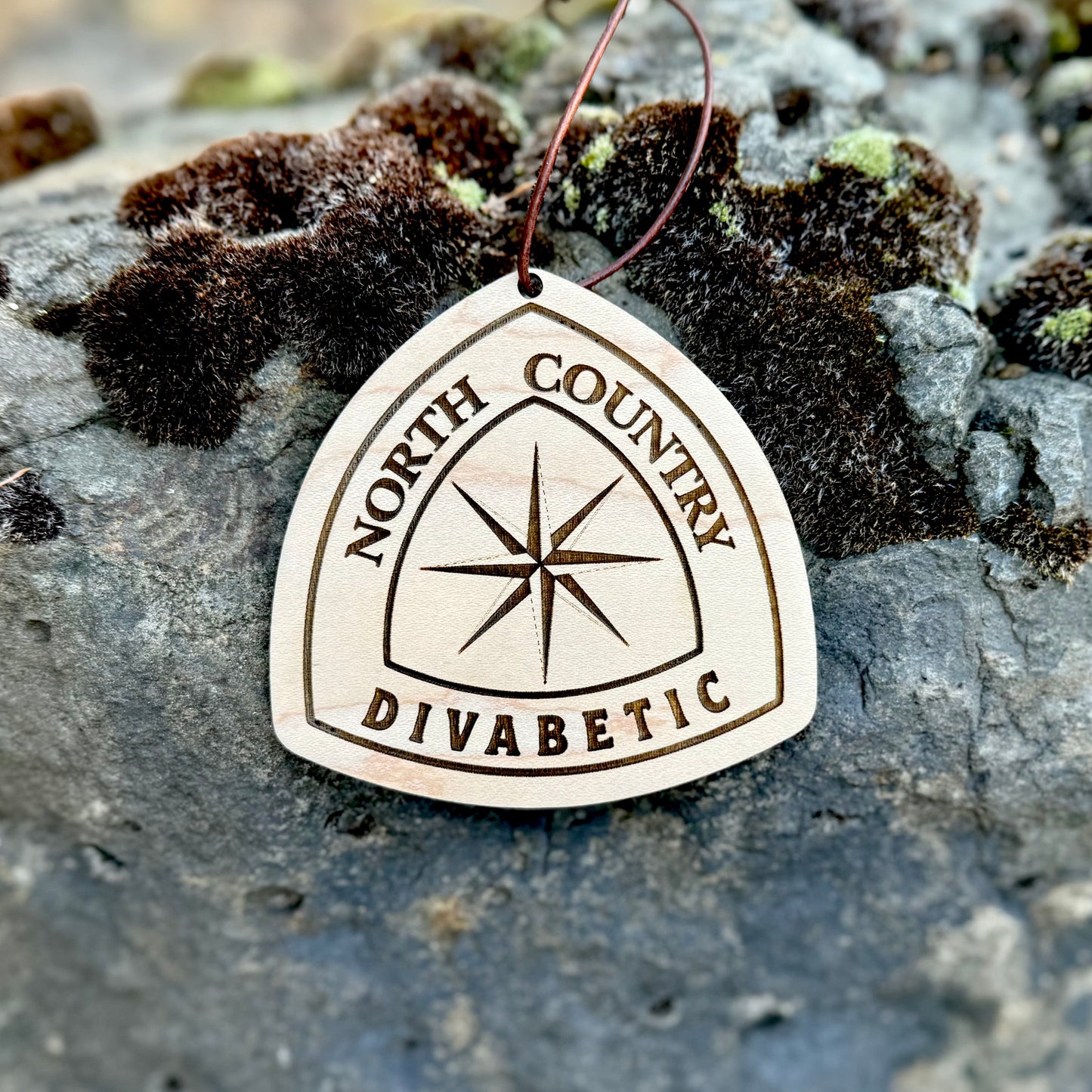 north country trail name tag personalized, custom north country trail backpack tag, engraved wooden hiking tag north country, lightweight north country trail keepsake, thru hiker gear tag north country trail, trail name tag north country ornament, rustic engraved wood tag for hikers, north country trail angel gift idea, custom backpack charm north country trail, eco friendly wooden trail name badge, unique hiking gift north country trail, north country trail souvenir tag personalized