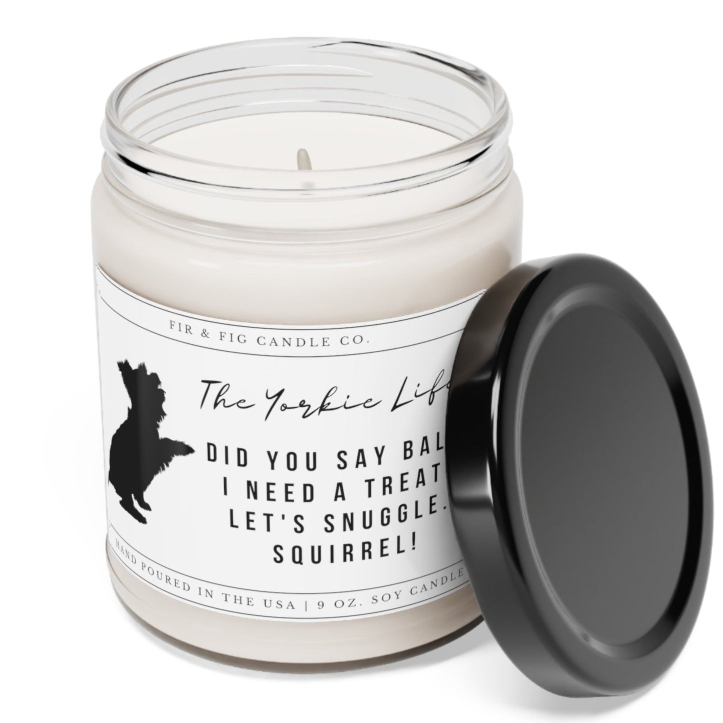 orkshire Terrier Themed Eco-Friendly 100% Soy 9oz Candle,Yorkie Candle,Yorkie Candle Gift,Yorkie Gifts, Yorkie Mom Gift, Funny Yorkie Gift