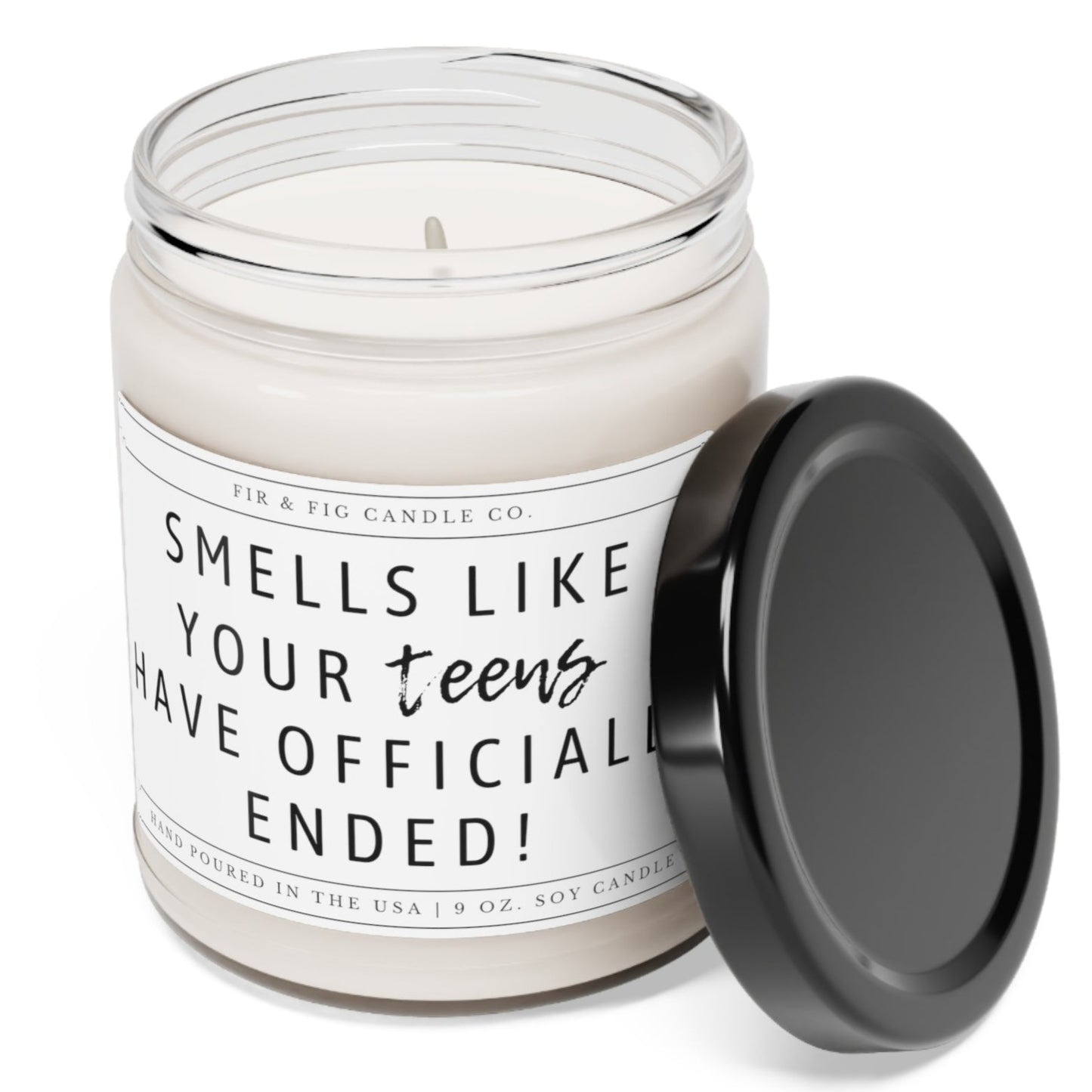 Smells like your teens have ended 100% Eco-Friendly Soy Candle, Look at You Turning 20, 20th Birthday Candle, teens have ended, gift for her