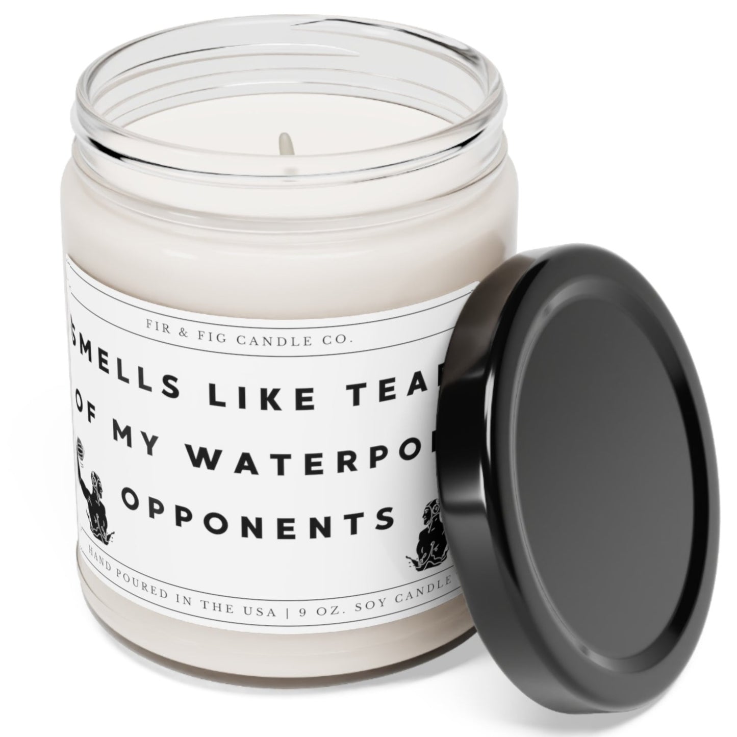 Smells Like Tears of my WATERPOLO Opponents 100% Eco-Friendly 9oz Soy Candle, Funny Candles, Gift for Him, candle Gift, Birthday Gift, decor