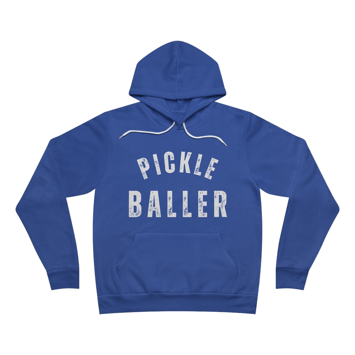 PICKLE BALLER Unisex Sponge Fleece Pullover Hoodie Bella+Canvas 3719, Pickleball sweatshirt pickleballer pickleball gift for pickleballer
