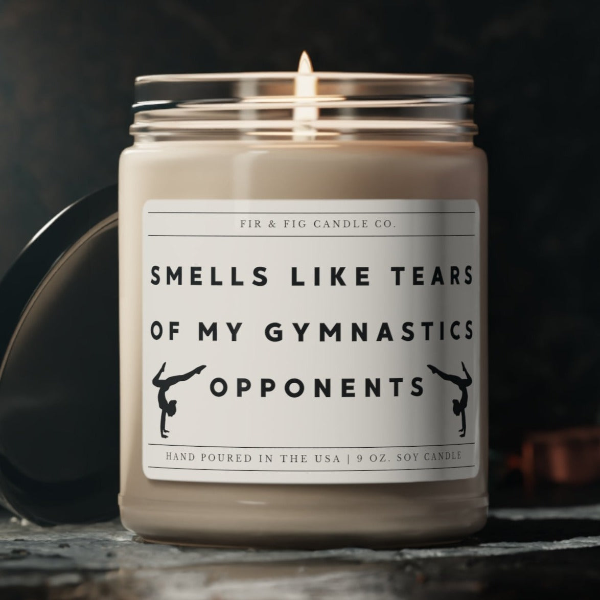 Smells Like Tears of my GYMNASTICS Opponents 100% Eco-Friendly 9oz Soy Candle, Funny Candles, Gift for Him,candle Gift, Birthday Gift, decor