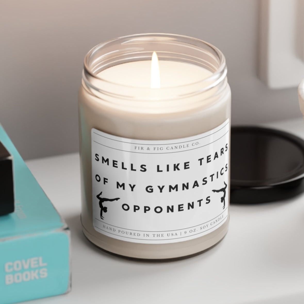 Smells Like Tears of my GYMNASTICS Opponents 100% Eco-Friendly 9oz Soy Candle, Funny Candles, Gift for Him,candle Gift, Birthday Gift, decor