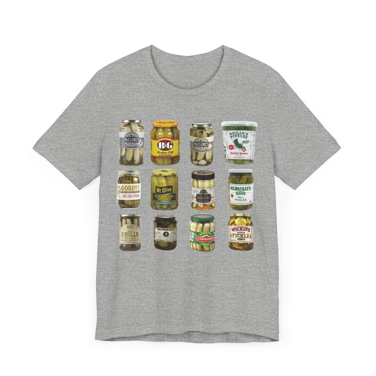 Vintage Pickle Lovers Bella+Canvas 3001 shirt, Vintage Canned Pickles shirt, Canning hot peppers, Pickle shirt, Refrigerator pickles