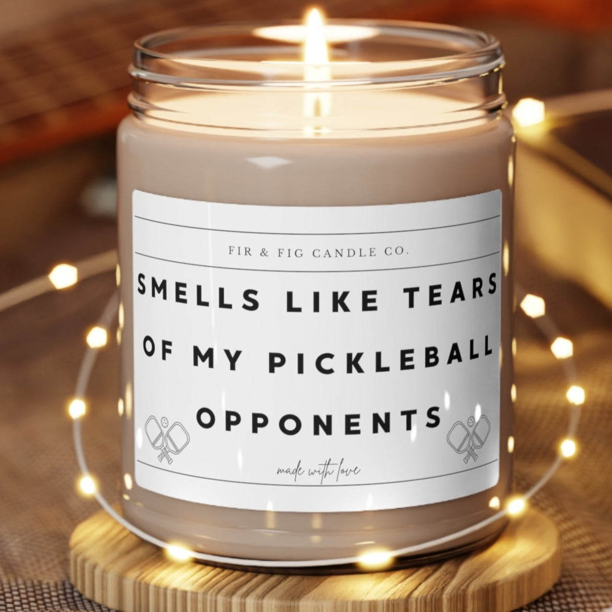 Tears of My Pickleball Opponents 9oz Candle, Funny Candles, Gift for Him, candle Gifts, Birthday Gift, dad gift, mom gift, pickleball mom