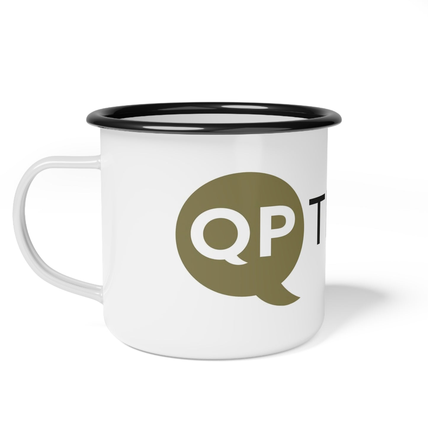 QP Timber Enamel Camp Cup 12 oz