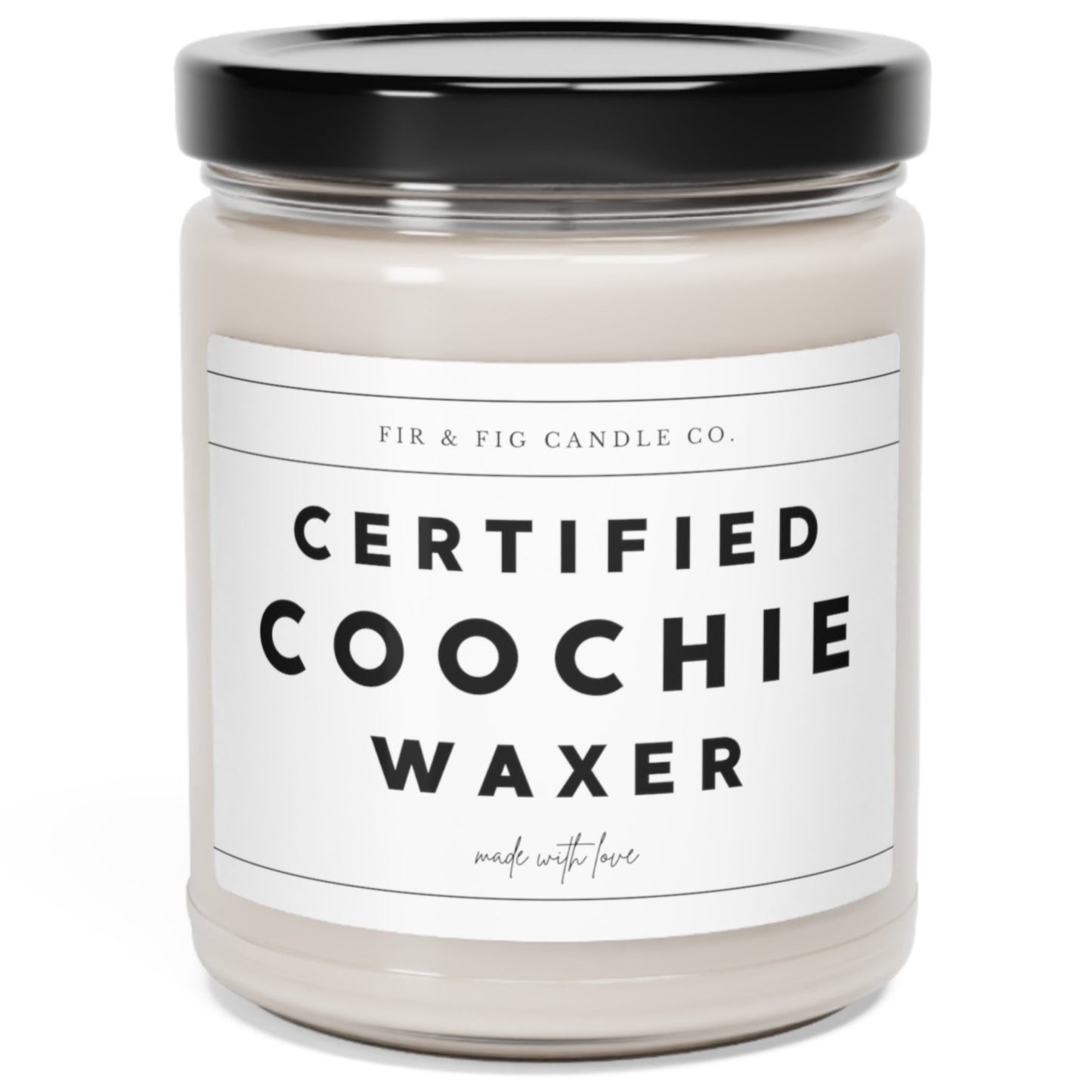 Certified Coochie Waxer 9oz Candle, Funny Candles, Candle Gifts, funny candle,Esthetician Gifts For Him + Her, Esthetician Graduation, waxer