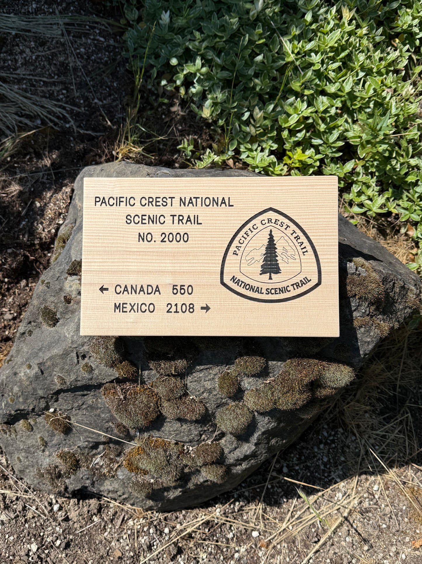 Pacific Crest Trail – Canada to Mexico Sign
