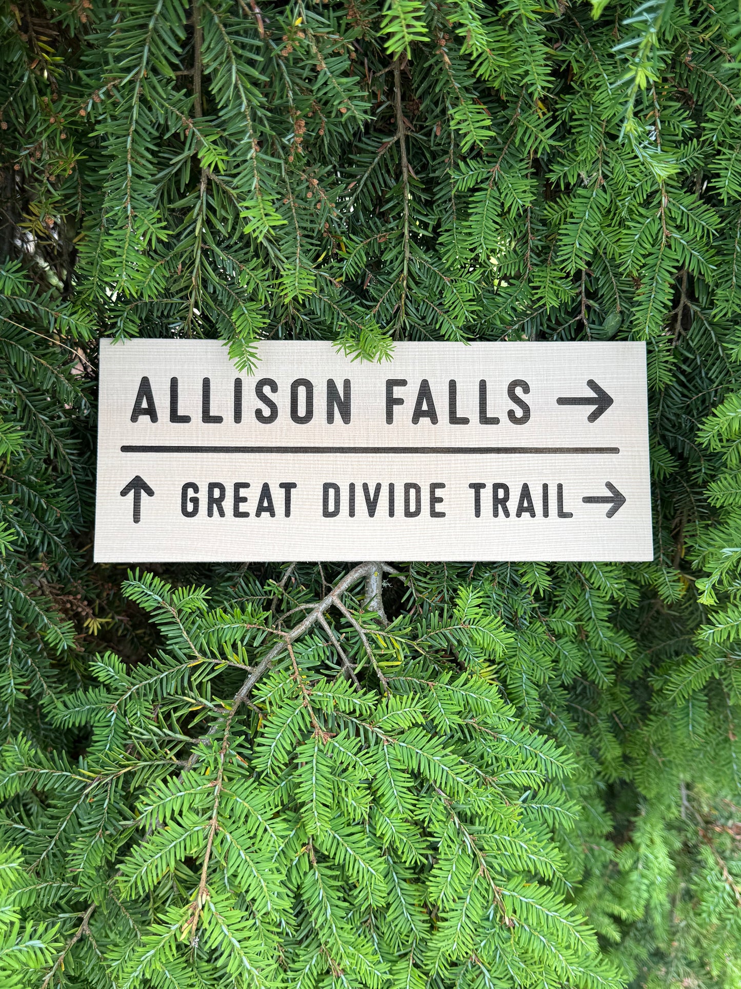 Great Divide Trail Sign – Allison Falls
