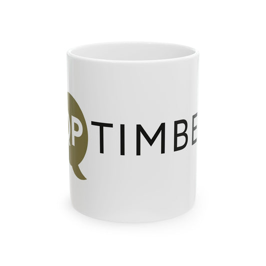 QP Timber Ceramic Mug  15oz