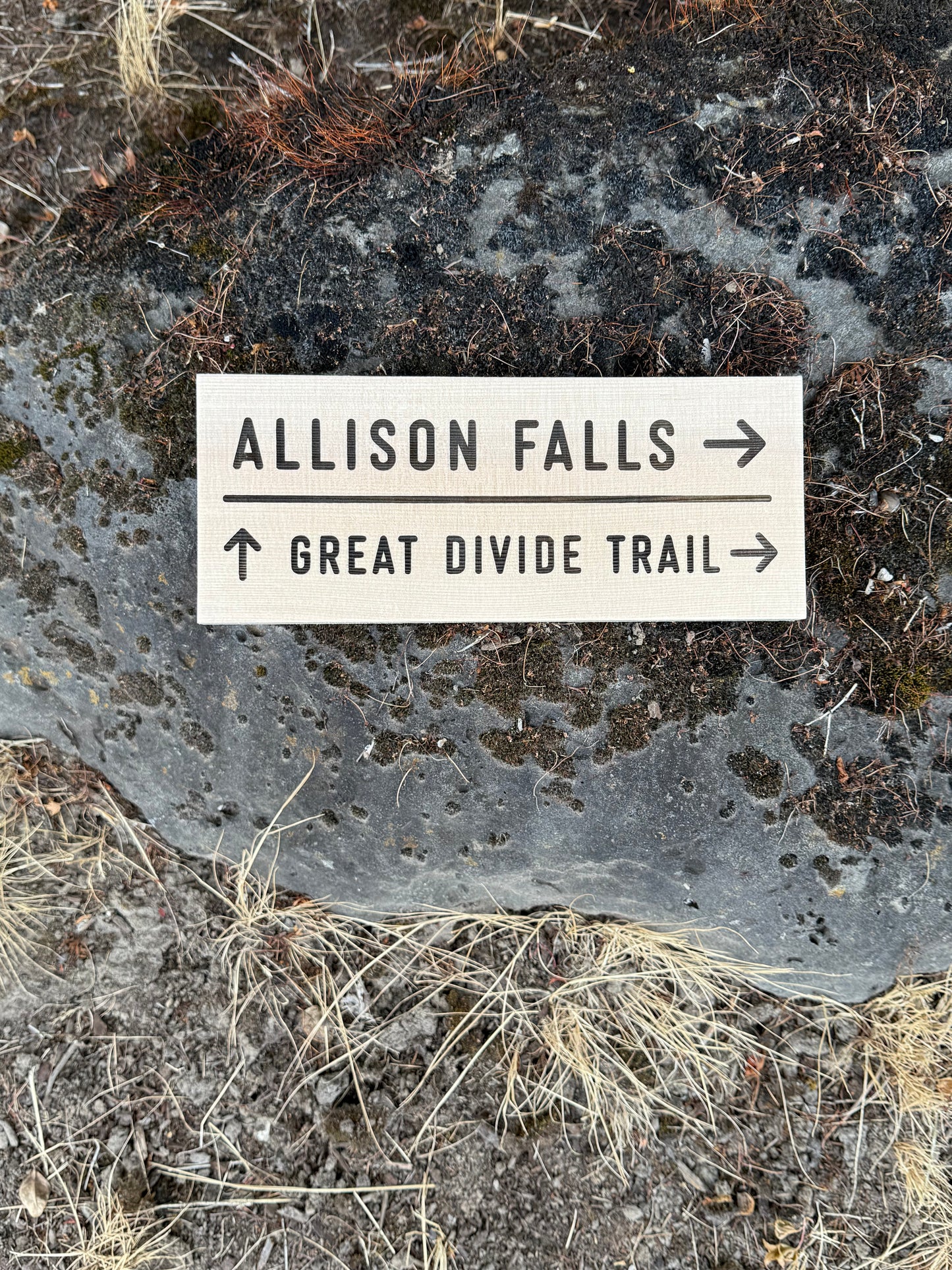 Great Divide Trail Sign – Allison Falls