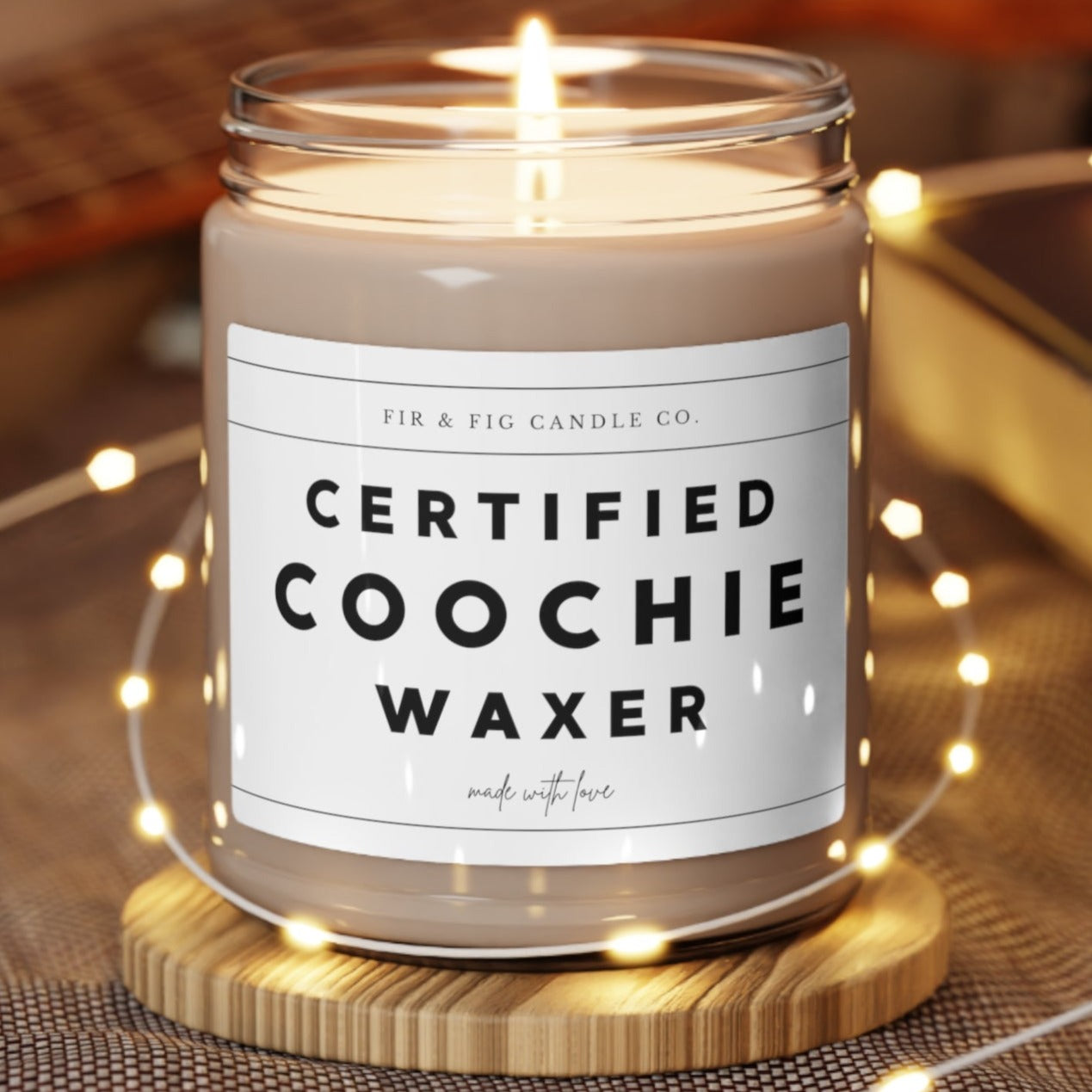 Certified Coochie Waxer 9oz Candle, Funny Candles, Candle Gifts, funny candle,Esthetician Gifts For Him + Her, Esthetician Graduation, waxer