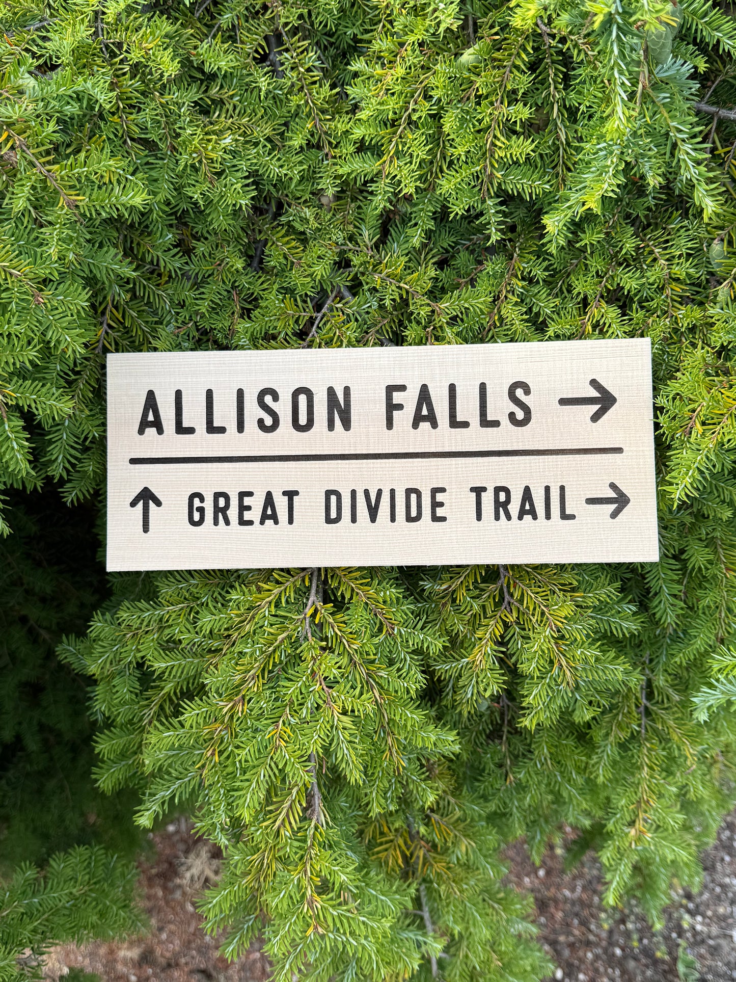 Great Divide Trail Sign – Allison Falls