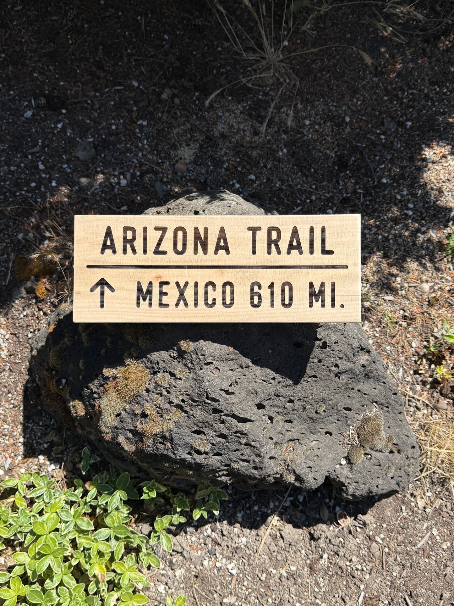 Arizona Trail Sign – Mexico 610 Miles