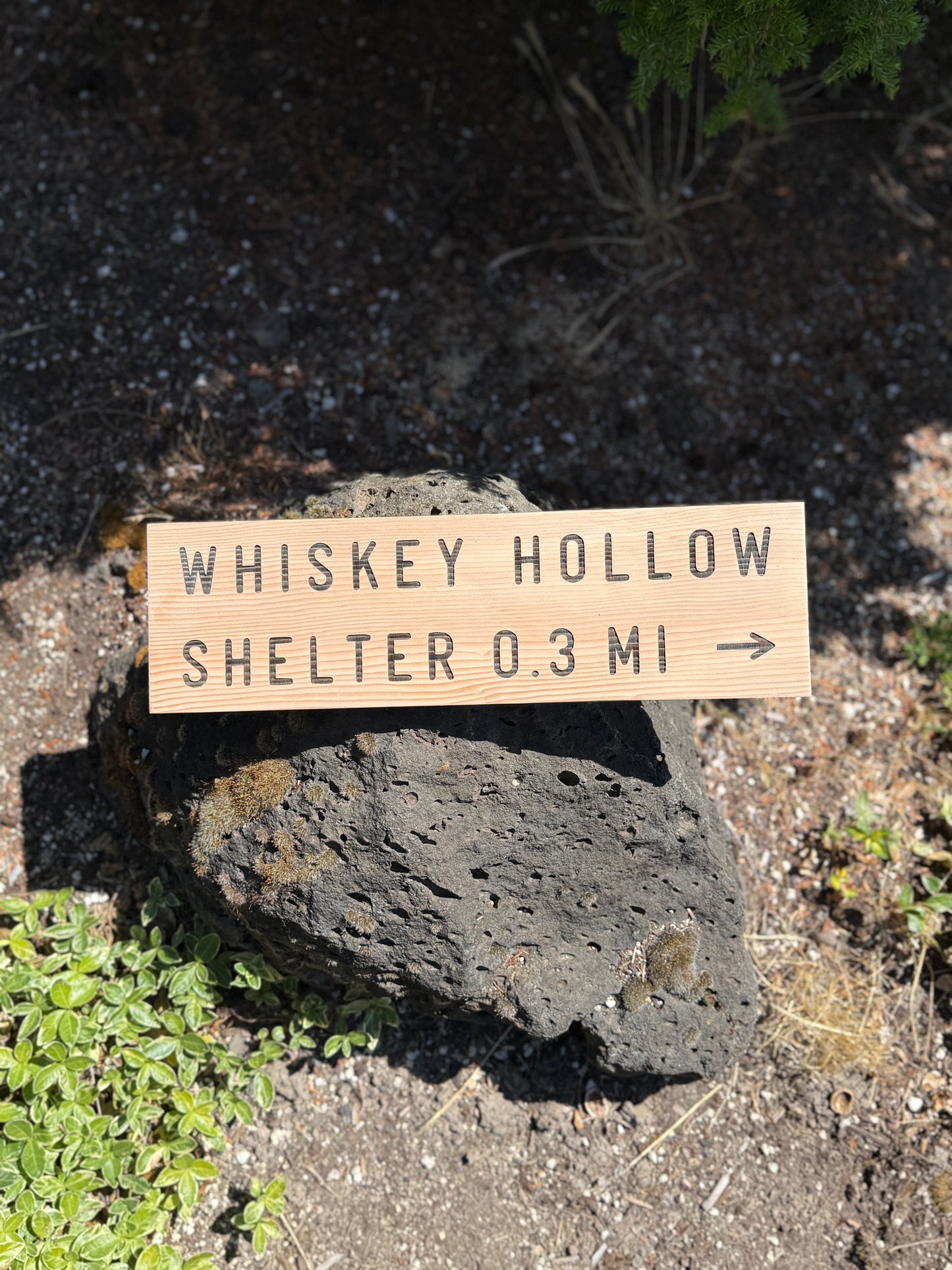 Appalachian Trail Sign – Whiskey Hollow Shelter