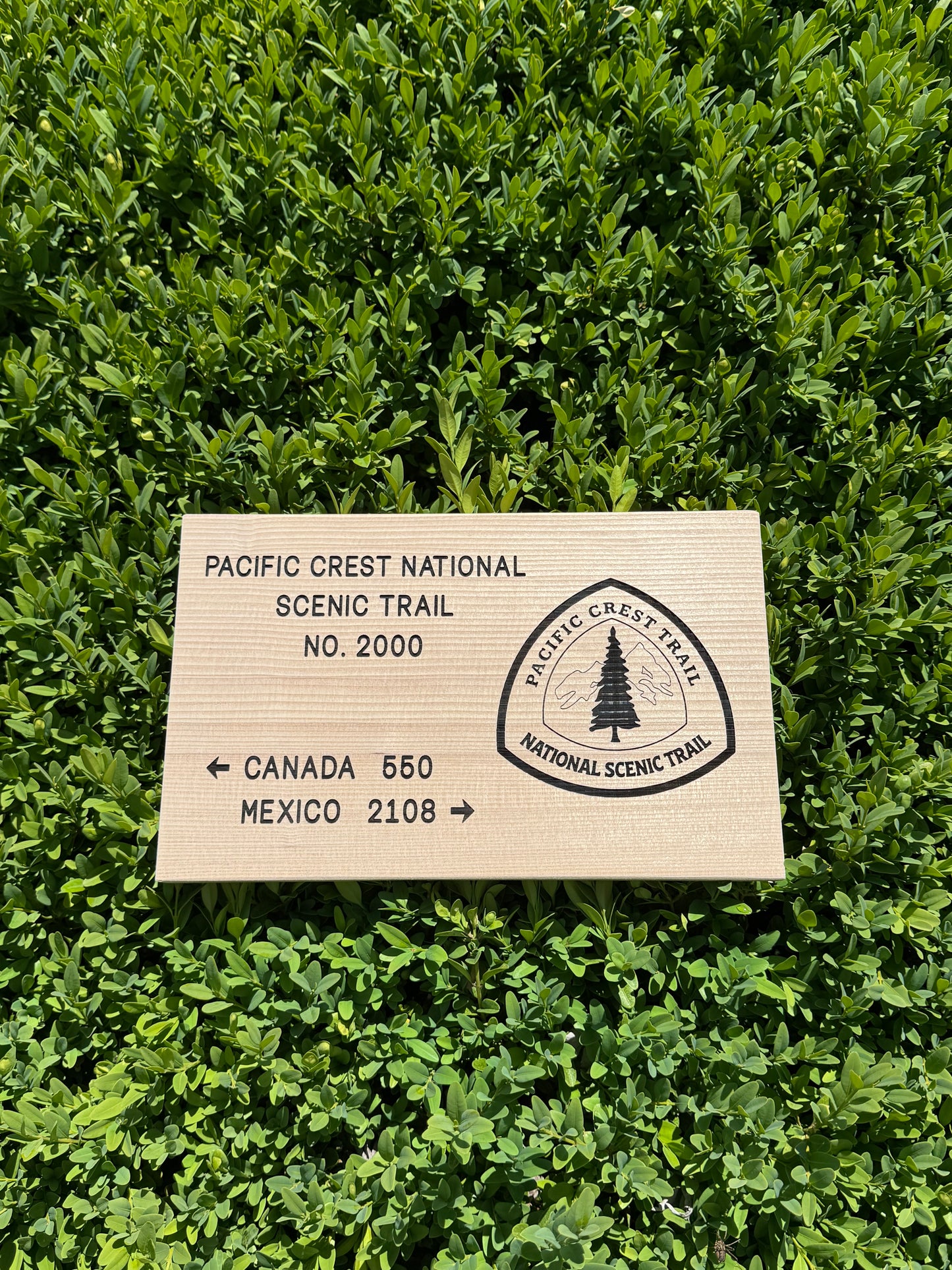 Pacific Crest Trail – Canada to Mexico Sign