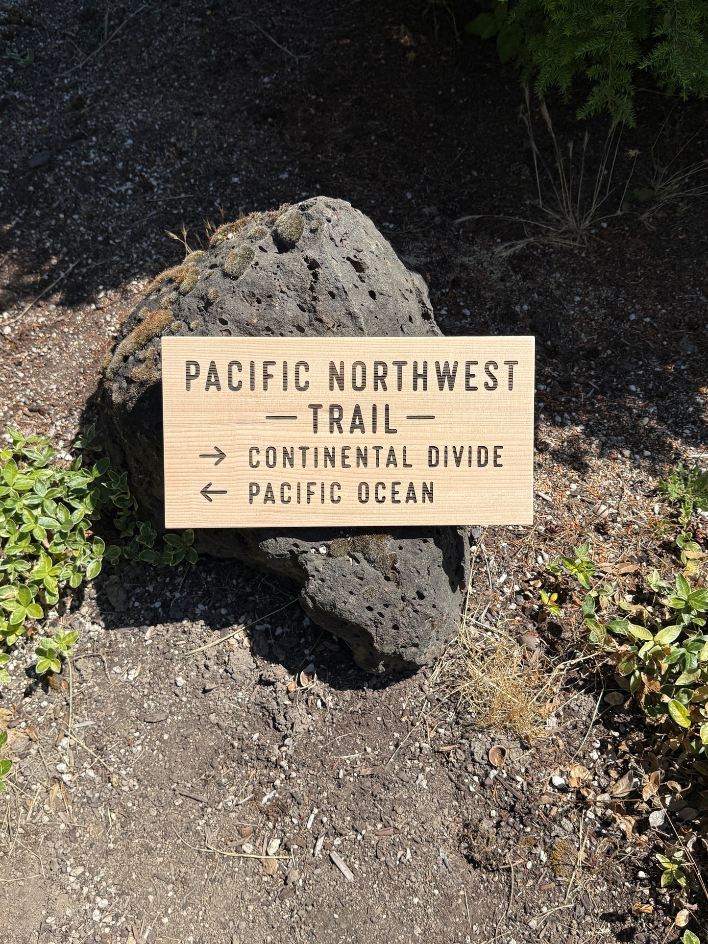 Pacific Northwest Trail Sign – Pacific Ocean