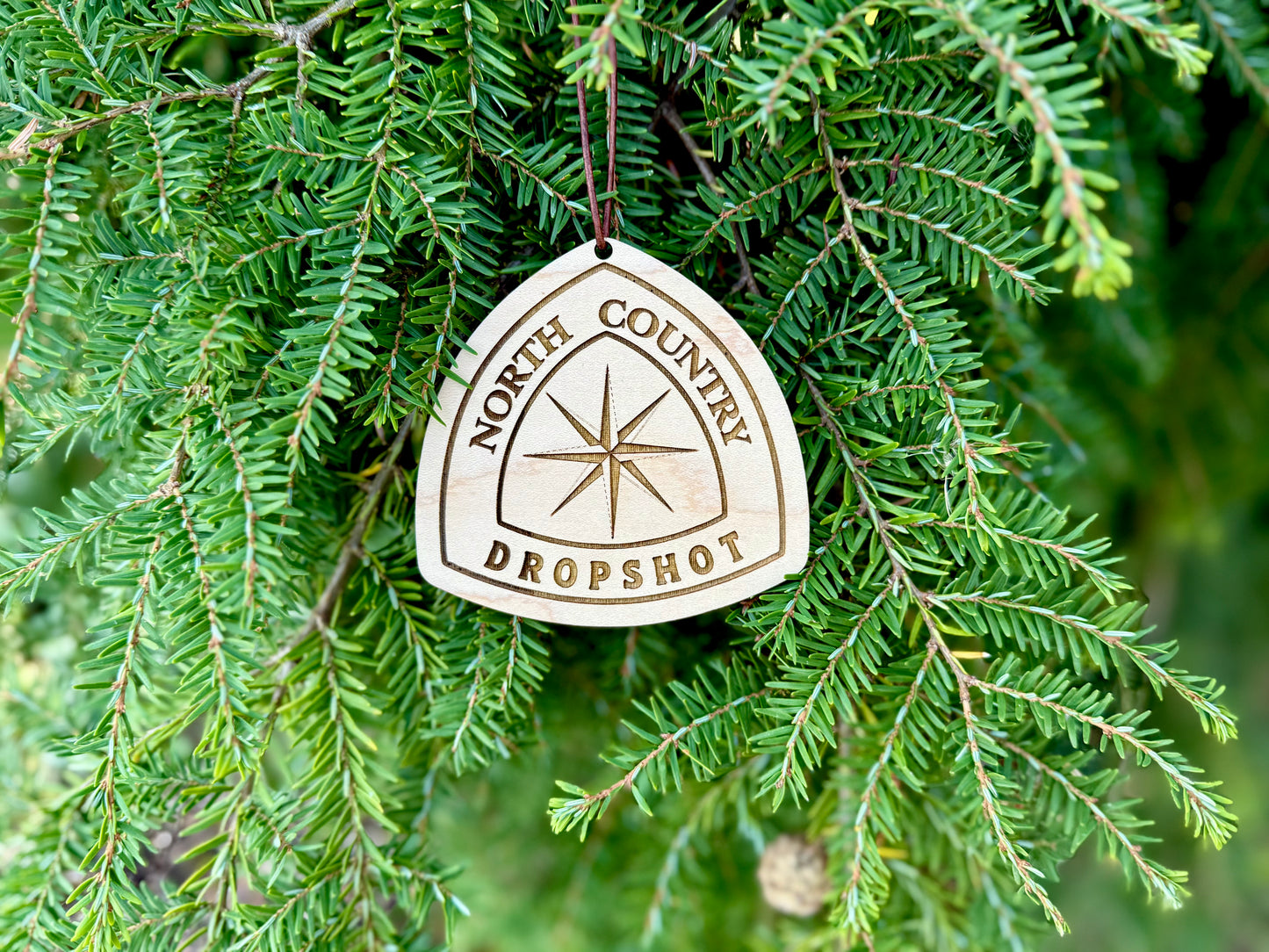 North Country Trail Name Tag – Personalized Wooden Hiker Hangtag, Personalized Wood Hiking Badge, North Country Trail Hiker Gift, Ultra Lightweight design, North Country Trail Angel Gift