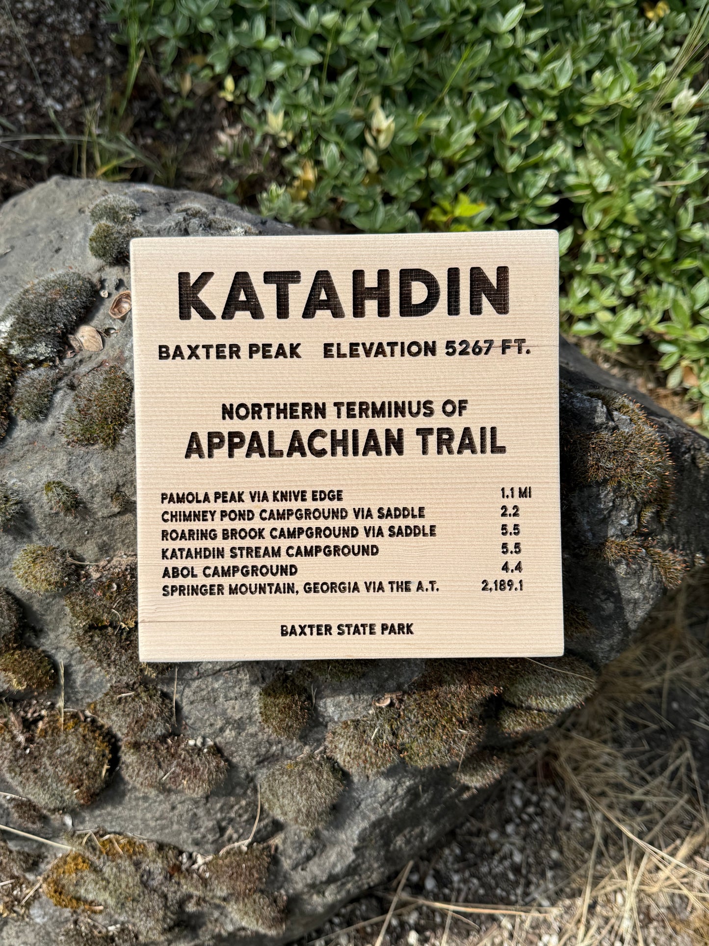 Appalachian Trail – Katahdin Sign