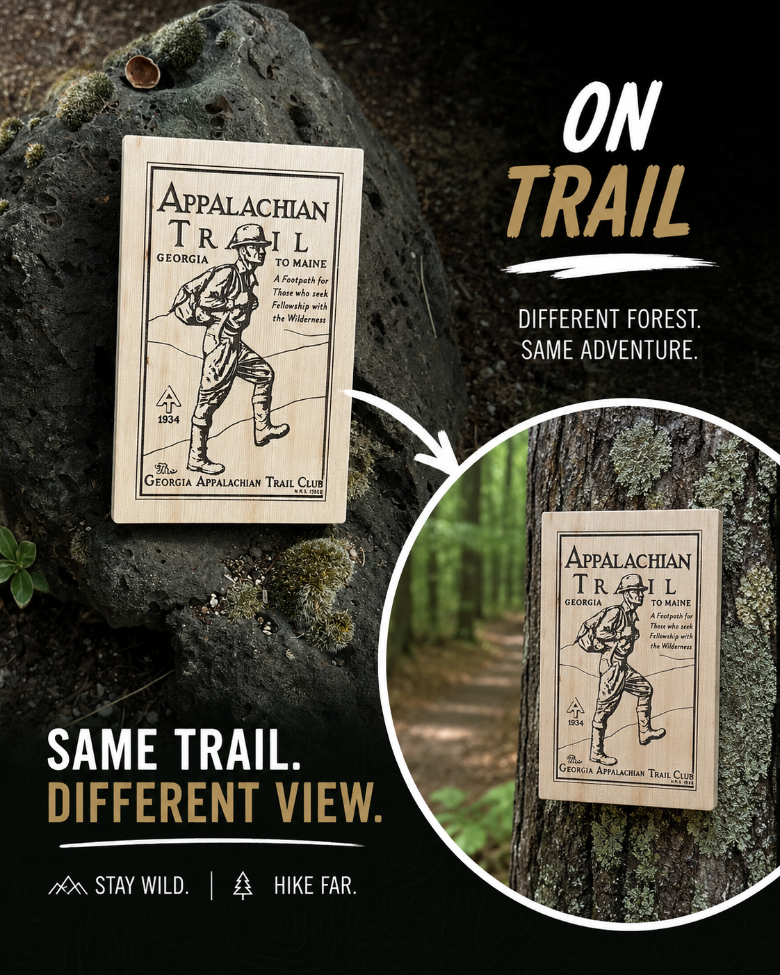 Appalachian Trail – Plaque Springer Mountain