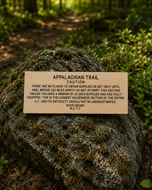 Appalachian Trail – Caution Sign