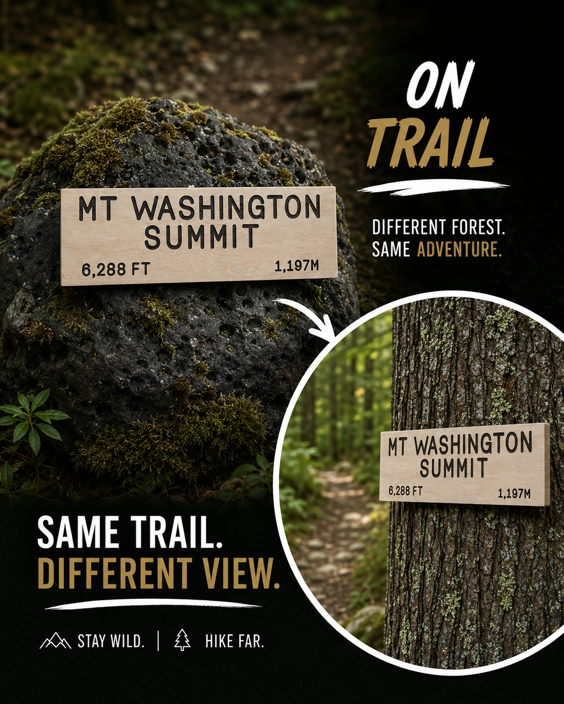 Appalachian Trail – Mt Washington Sign