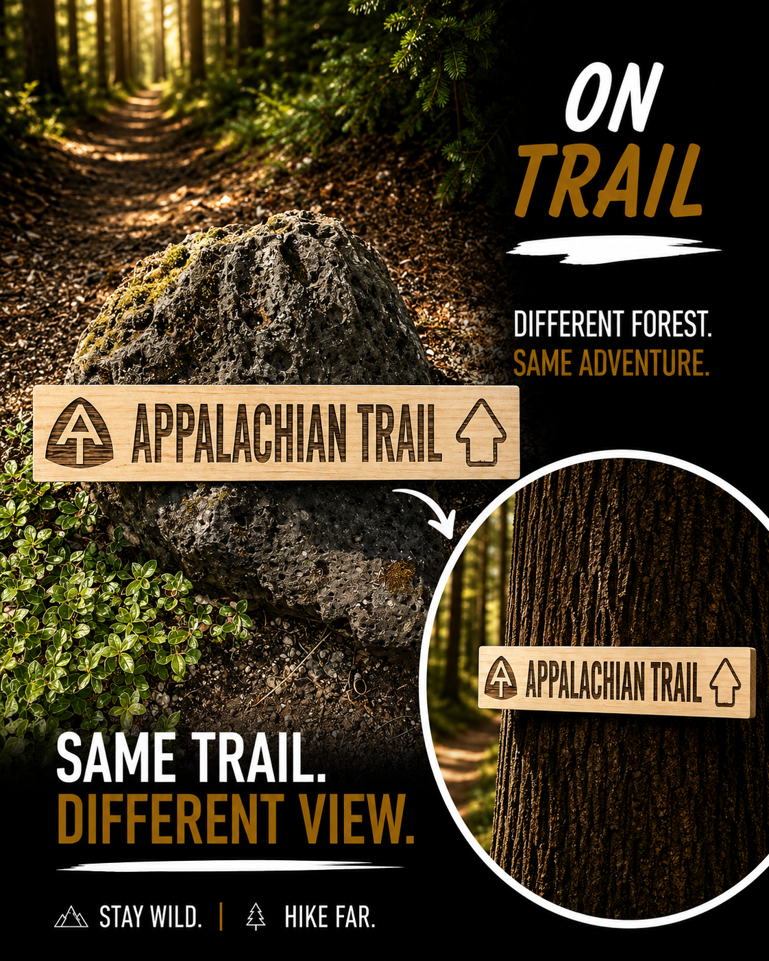 Appalachian Trail Sign Gift – Appalachian Trail Hiker Gift