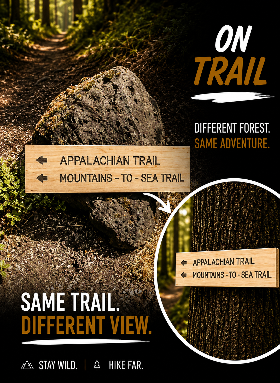 Appalachian Trail Sign – Mountains To Sea Trail