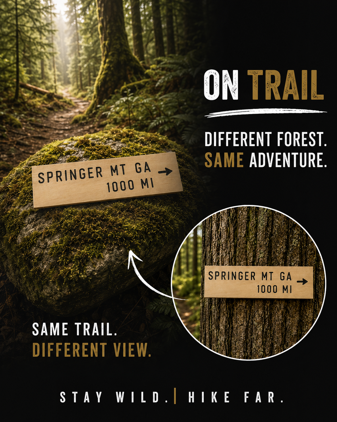 Appalachian Trail Sign – Springer Mountain