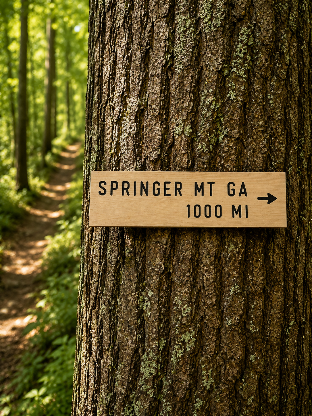 Appalachian Trail Sign – Springer Mountain