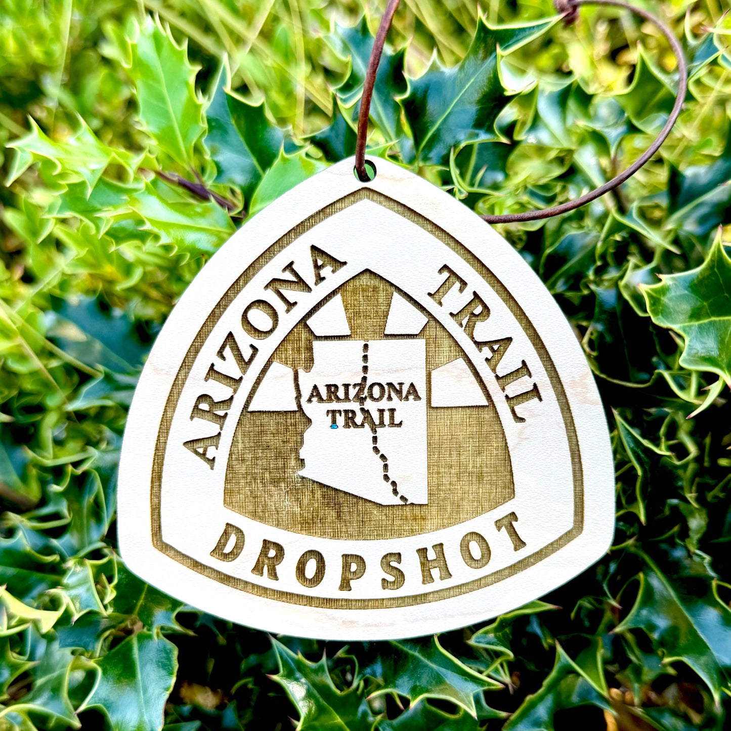 Arizona Trail trail name tag, custom wooden Arizona Trail backpack tag, personalized AZT hiker name tag, lightweight engraved wood hiking tag, thru-hiker Arizona Trail gear accessory, laser-engraved reclaimed wood AZT keepsake, rustic Arizona Trail hiker gift, Arizona Trail backpack ornament tag, eco-friendly wooden Arizona Trail trail magic gift, handmade personalized hiker trail tag for Arizona Trail