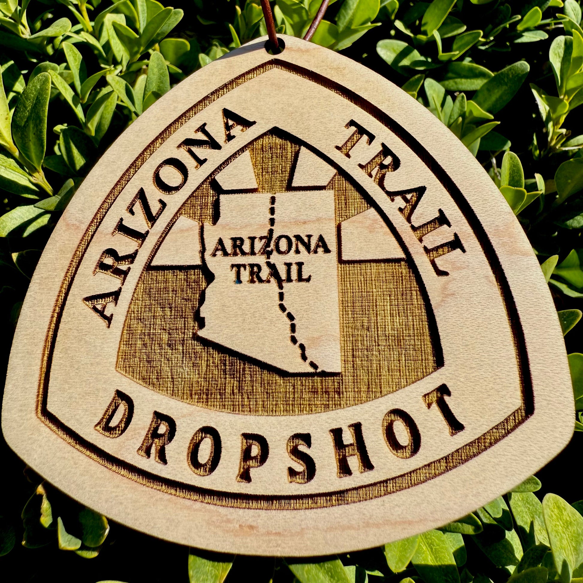 Arizona Trail trail name tag, custom wooden Arizona Trail backpack tag, personalized AZT hiker name tag, lightweight engraved wood hiking tag, thru-hiker Arizona Trail gear accessory, laser-engraved reclaimed wood AZT keepsake, rustic Arizona Trail hiker gift, Arizona Trail backpack ornament tag, eco-friendly wooden Arizona Trail trail magic gift, handmade personalized hiker trail tag for Arizona Trail
