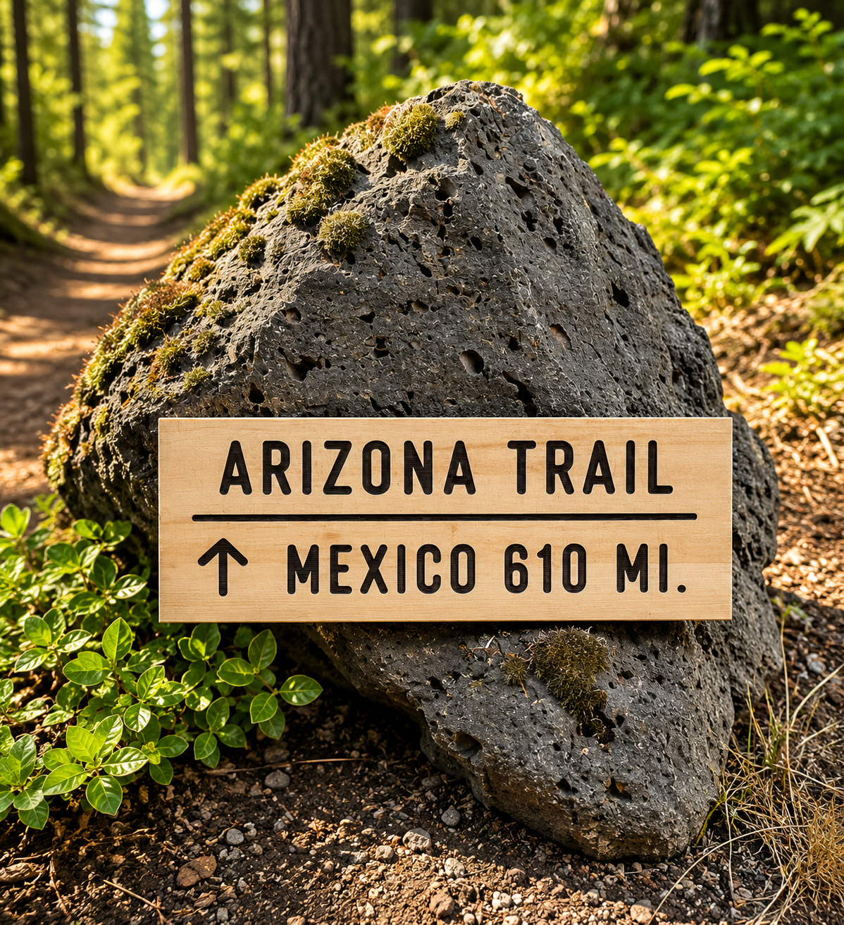 Arizona Trail Sign – Mexico 610 Miles