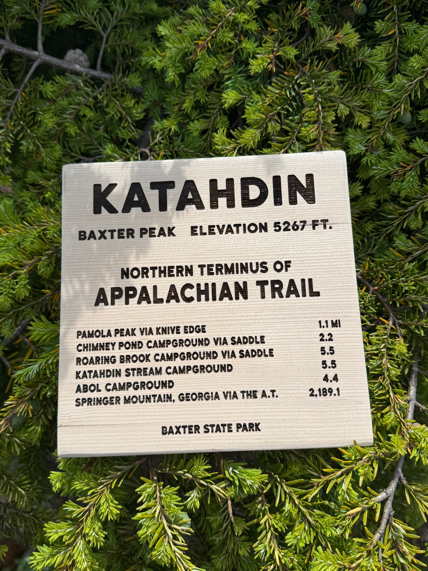 Appalachian Trail – Katahdin Sign
