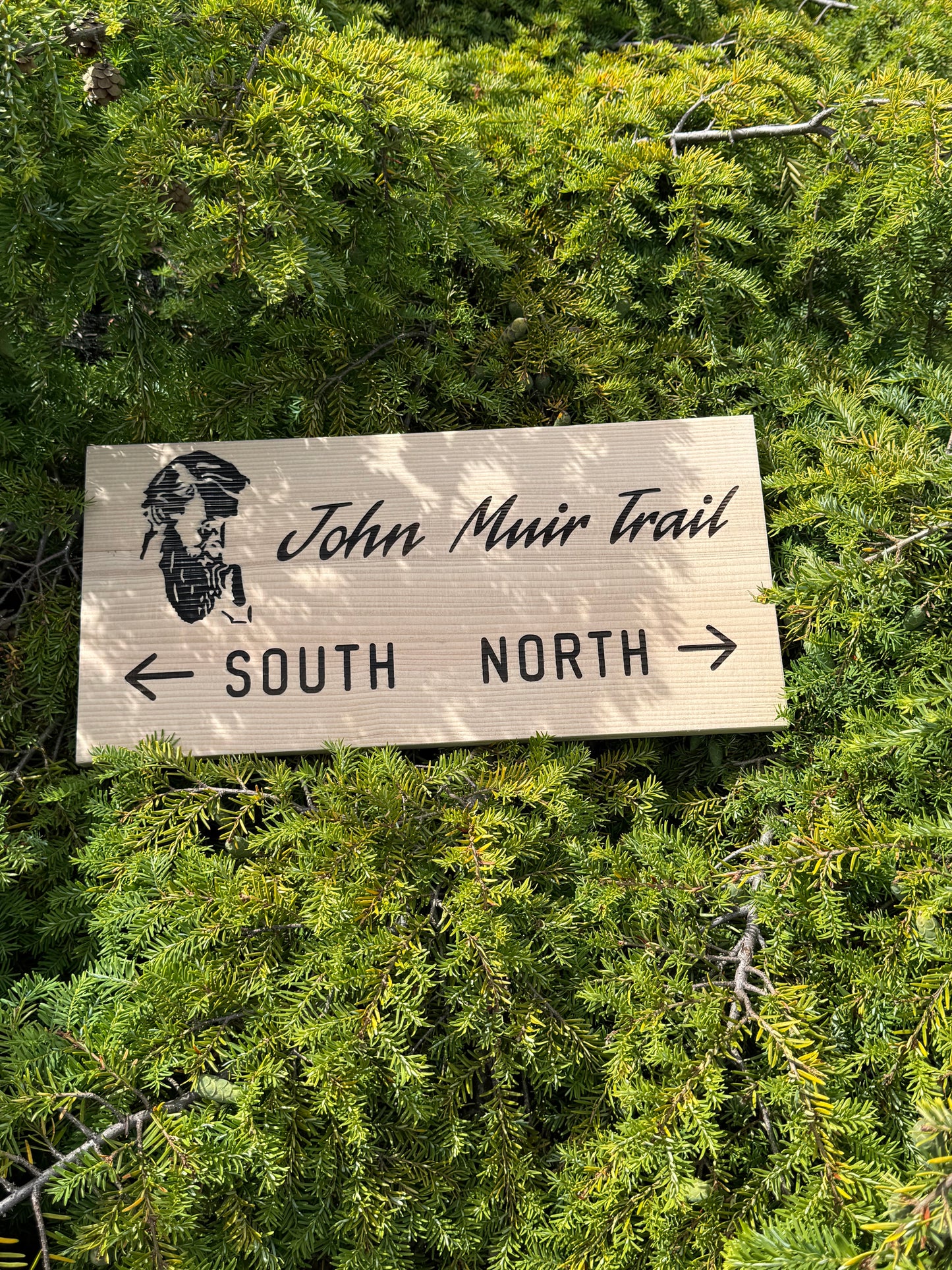 John Muir Trail Sign Hiker Gift – South and North