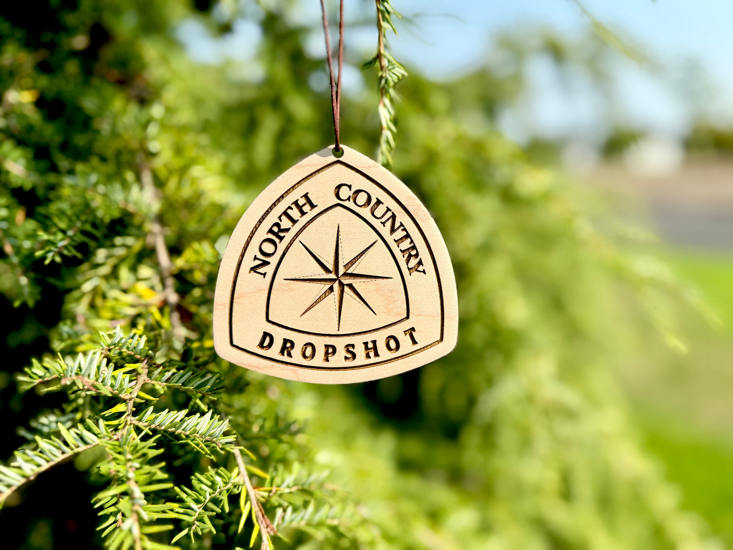 North Country Trail Name Tag – Personalized Wooden Hiker Hangtag, Personalized Wood Hiking Badge, North Country Trail Hiker Gift, Ultra Lightweight design, North Country Trail Angel Gift