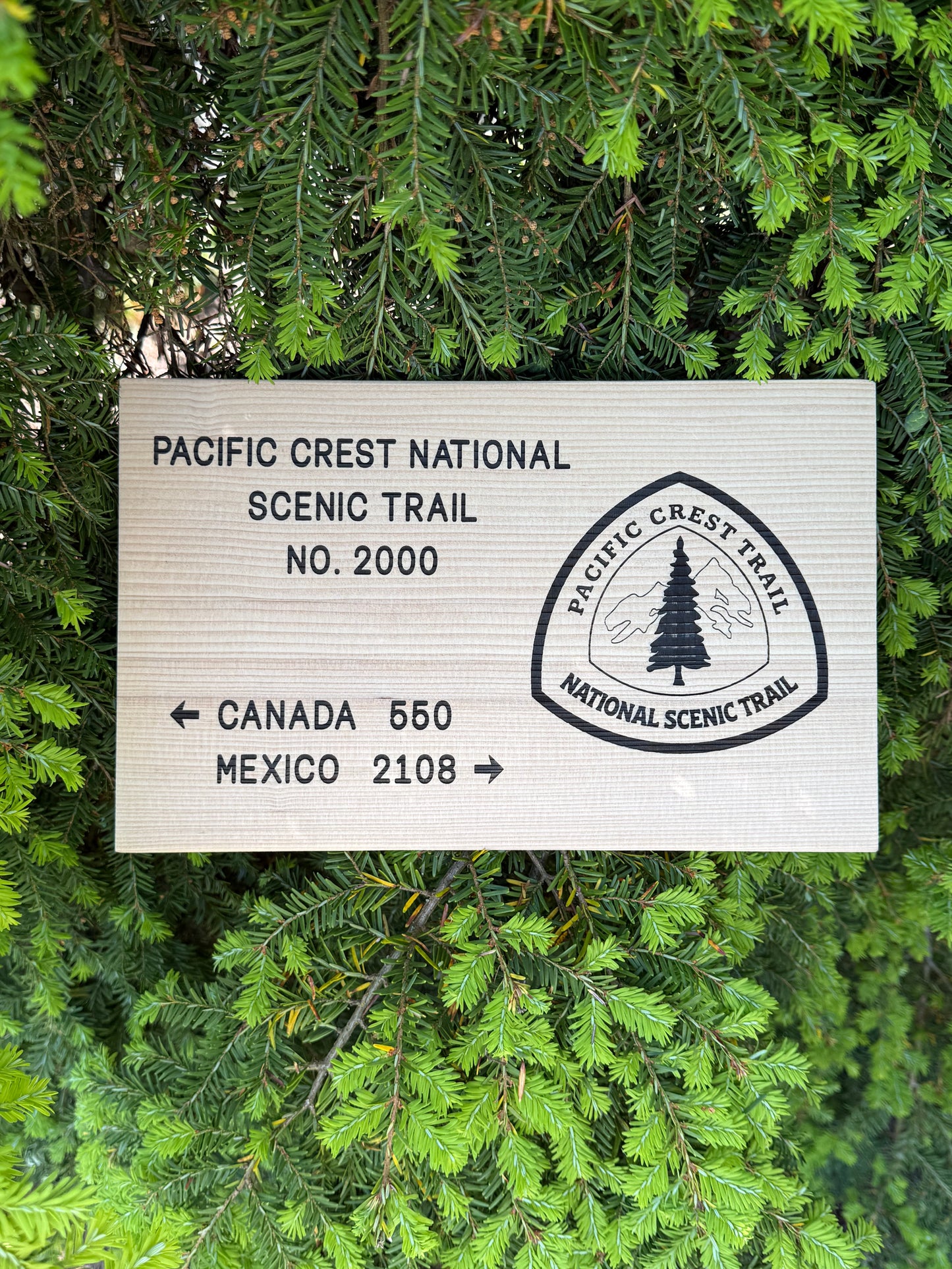 Pacific Crest Trail – Canada to Mexico Sign