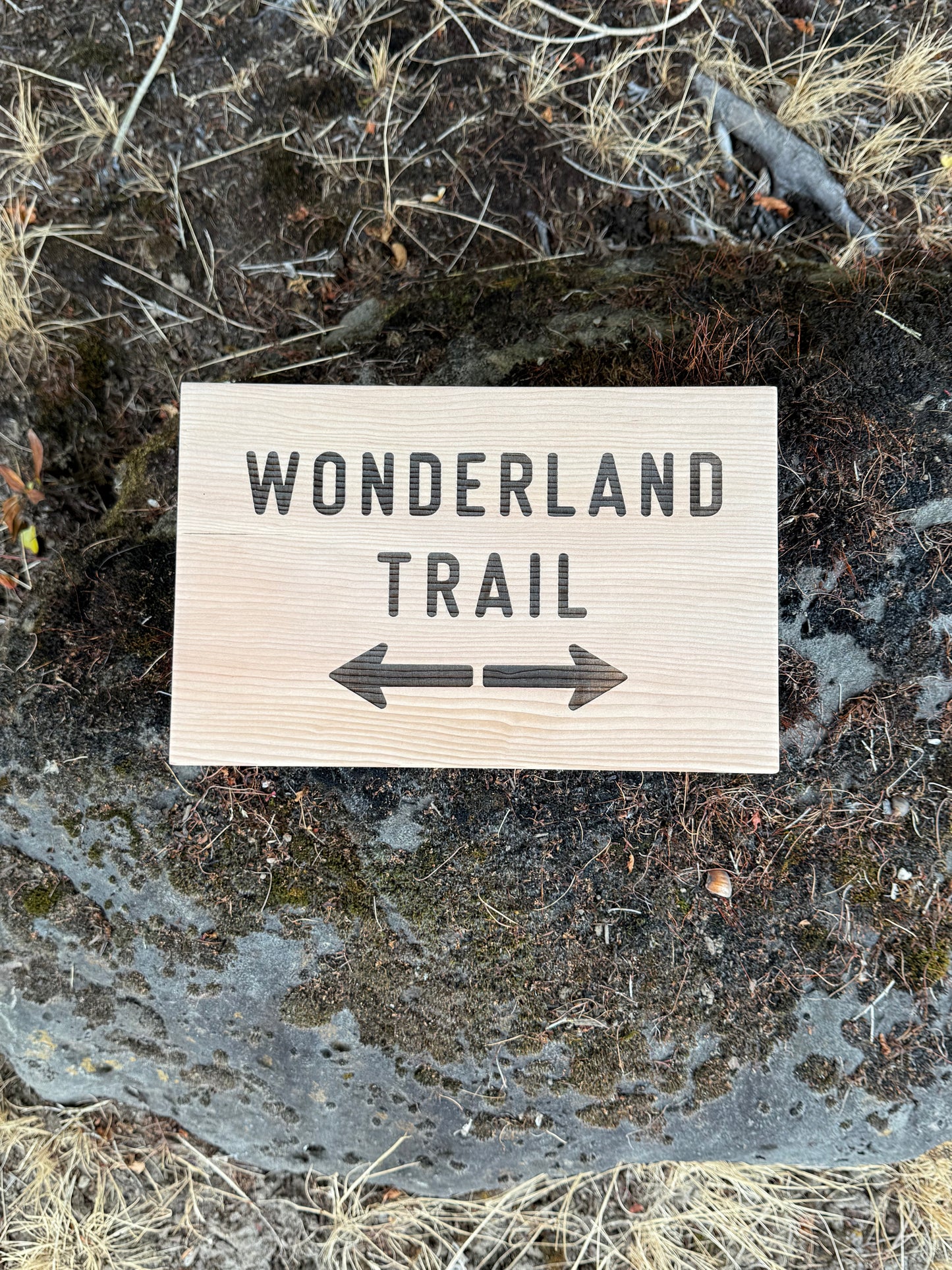 Wonderland Trail Sign Hiker Gift – Trail Directions