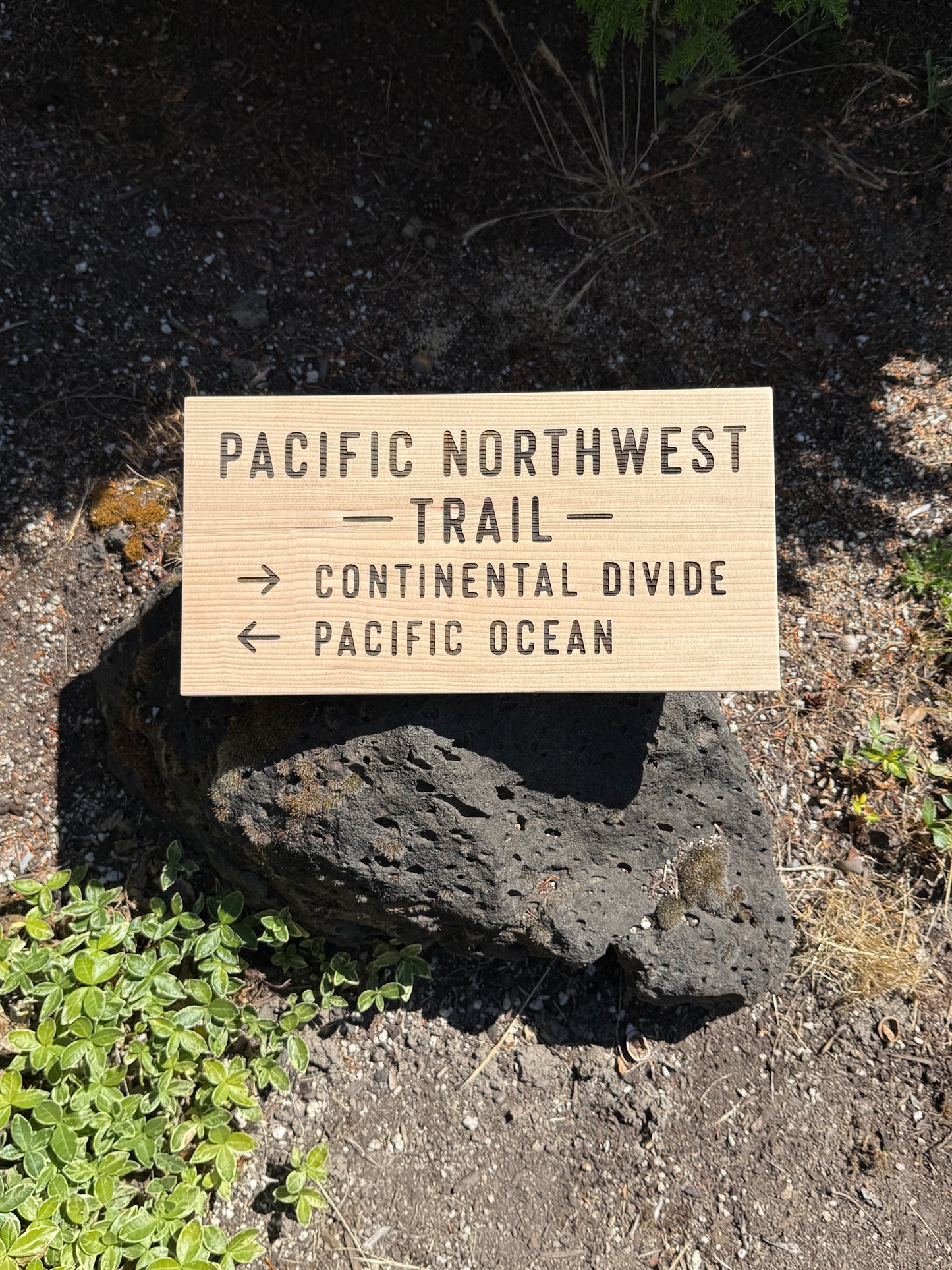 Pacific Northwest Trail Sign – Pacific Ocean