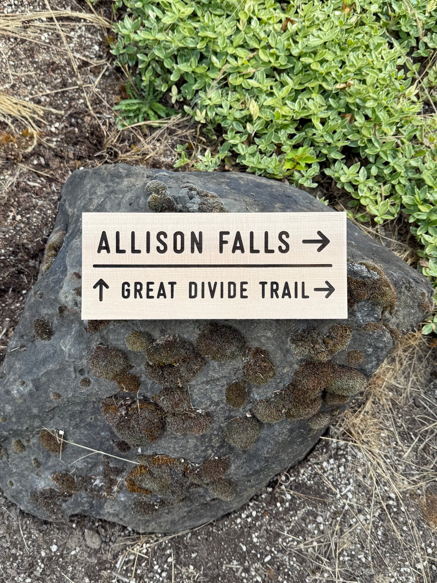 Great Divide Trail Sign – Allison Falls