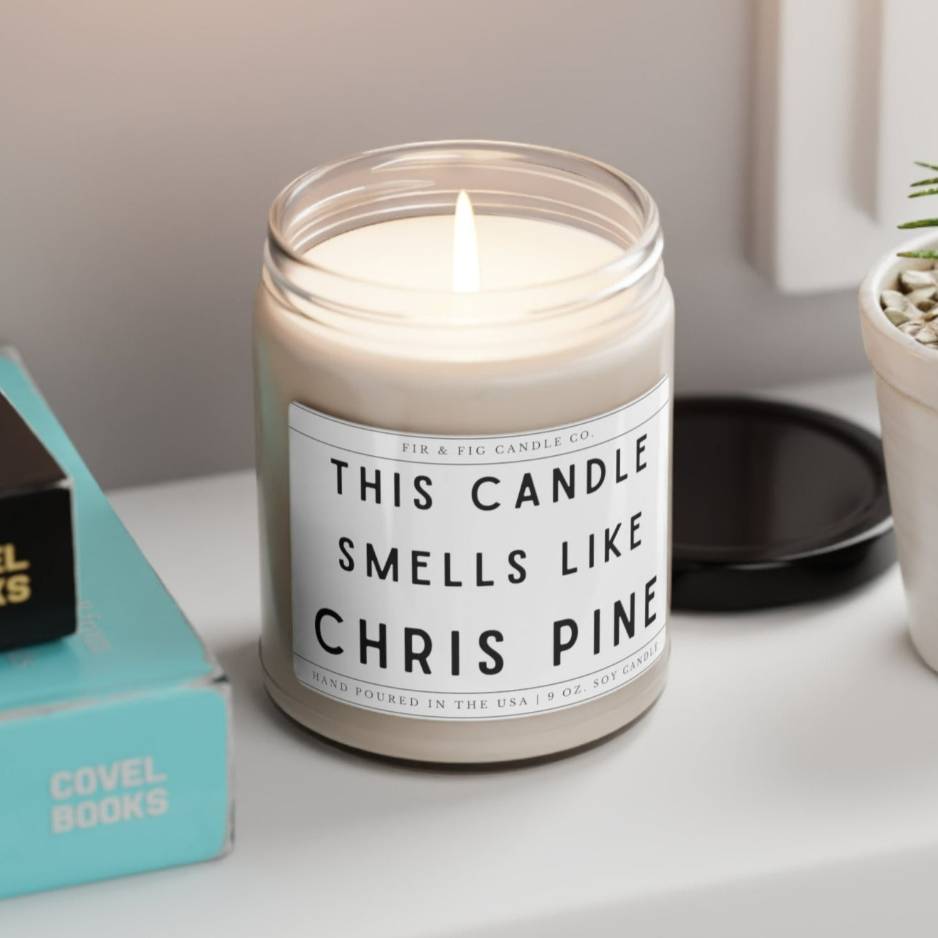 This Candle Smells Like Chris Pine 100% Eco-Friendly 9oz Soy Candle, friend candle, gift for her, gift for him, fun candle, direct ship